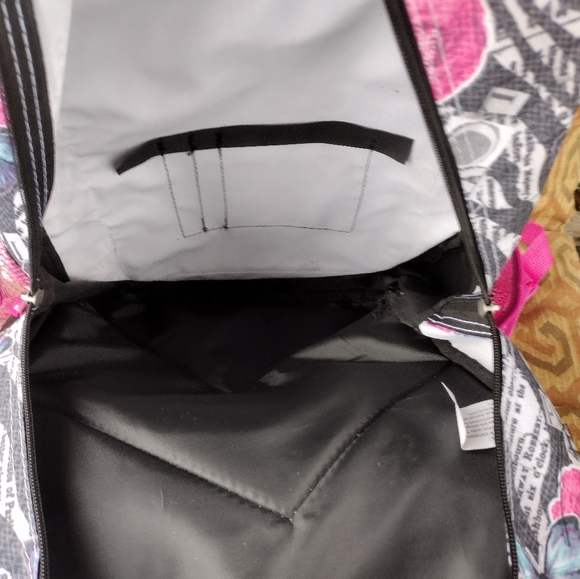 Peace Butterfly And Roses Backpack - Picture 5 of 6